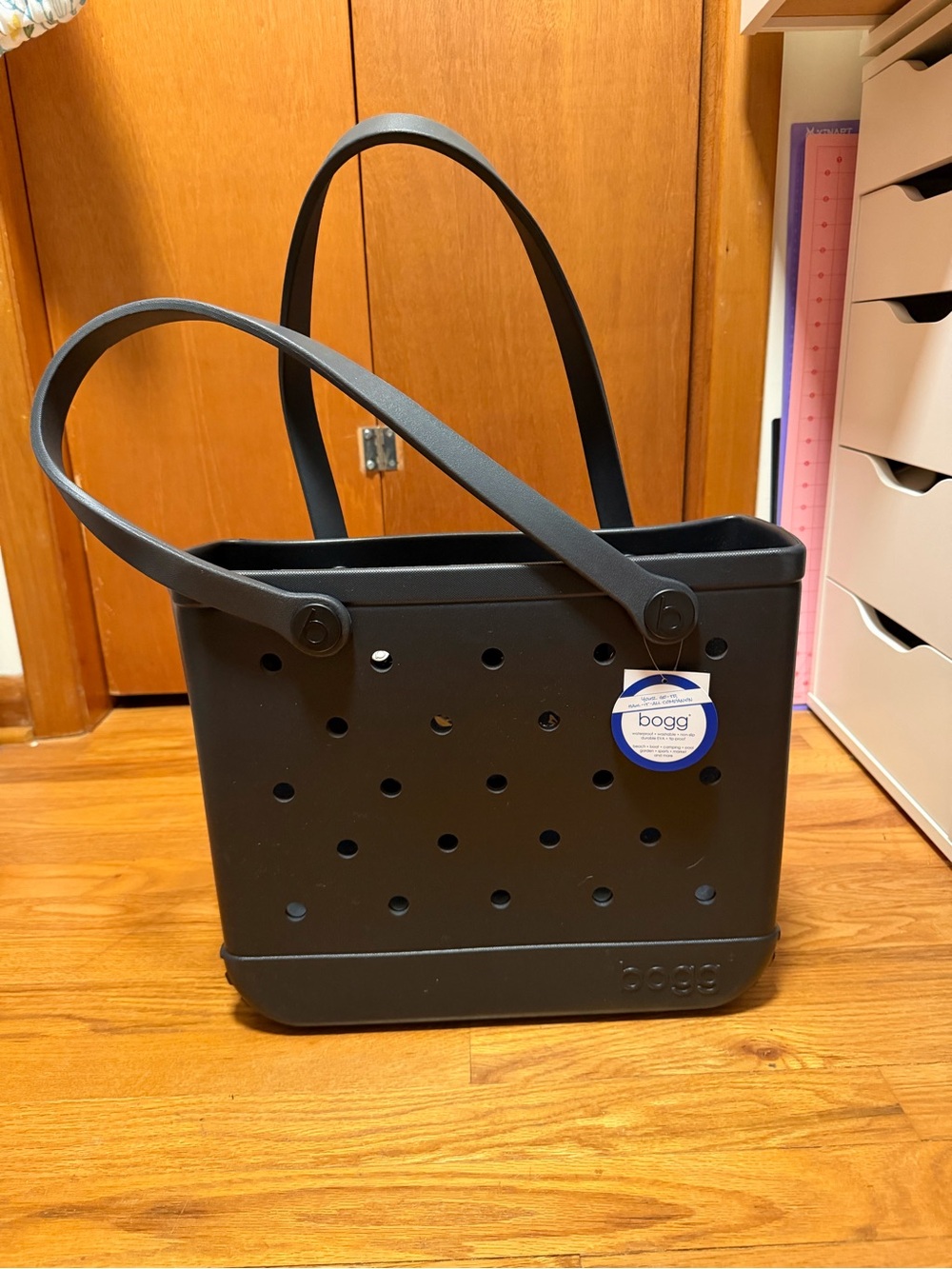 BOGG BAG Black Perforated Tote